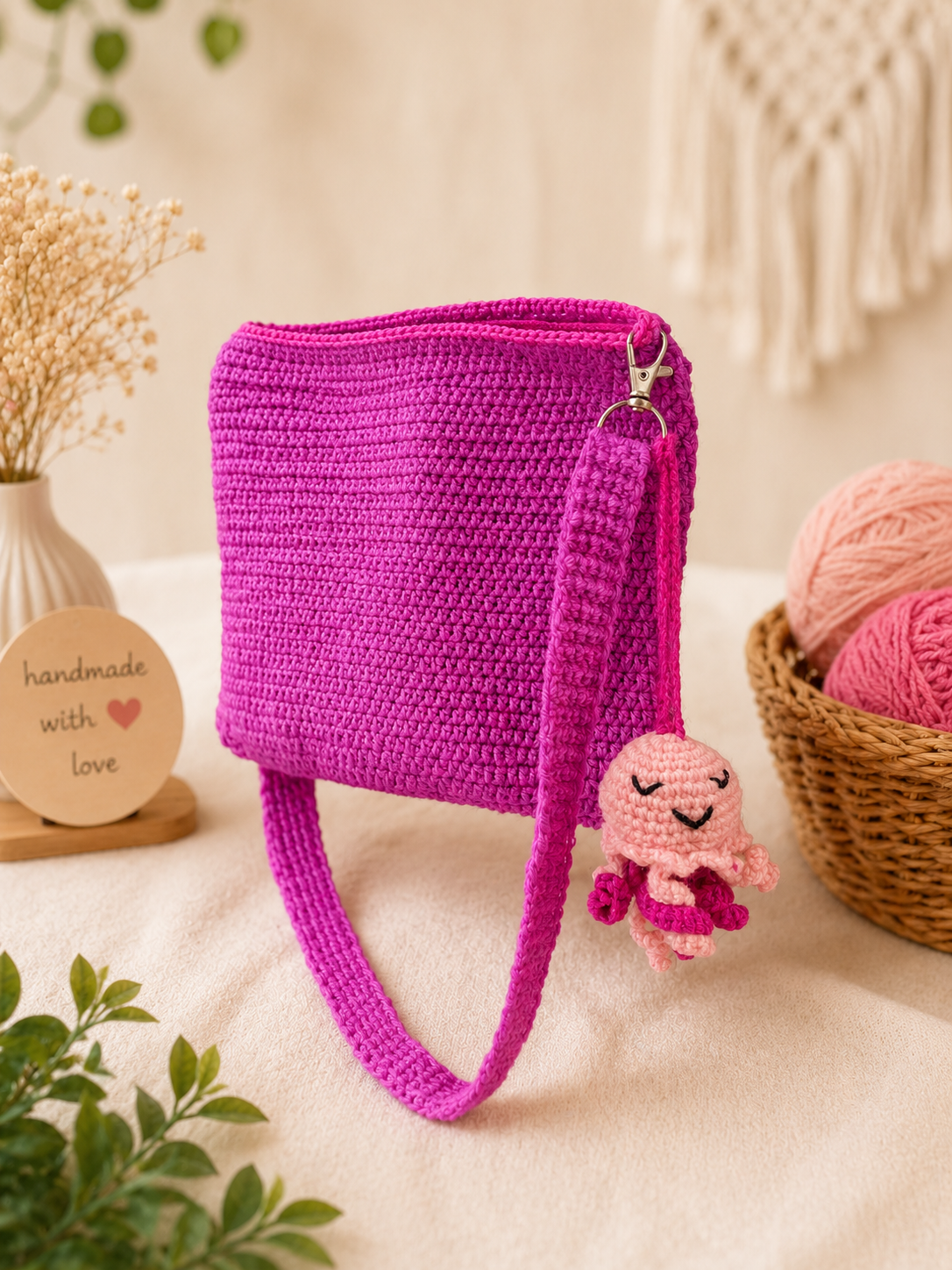 crochet bag stylish for young girls ideal for gifting made by kimistore order online